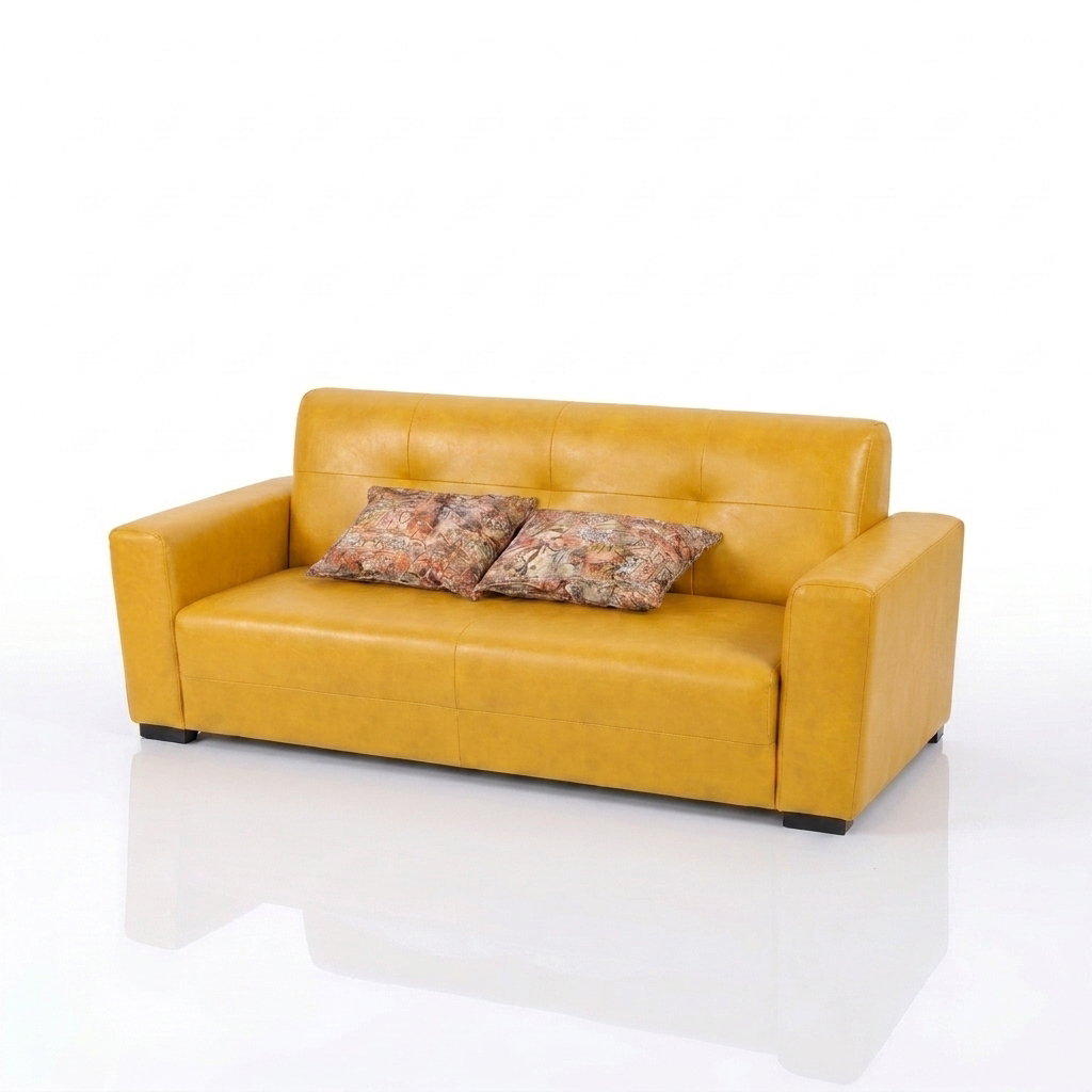 Leather Fabric 2-Seater Sofa (Model: OSCAR-SOFA-2P002)